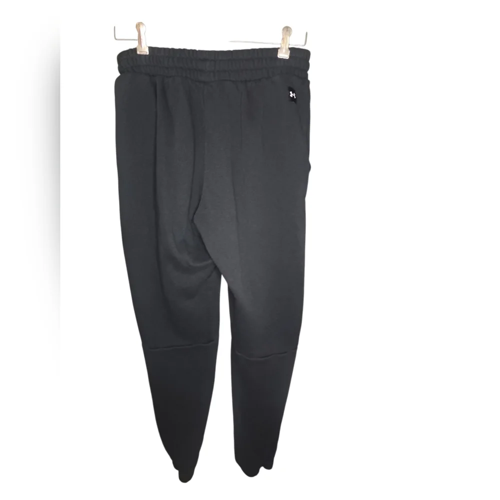 Under Armour Project Rock Heavy Terry Knit Jogger Sweatpants M Black Legacy - Picture 5 of 7